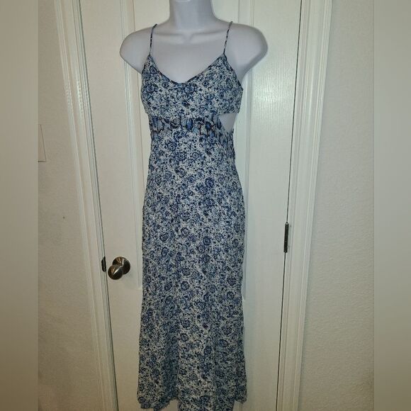 Ecote Blue Maxi Dress - Picture 1 of 6